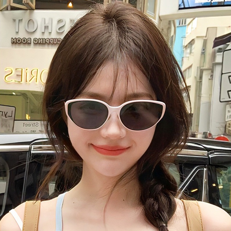 復古貓眼墨鏡（兩色）