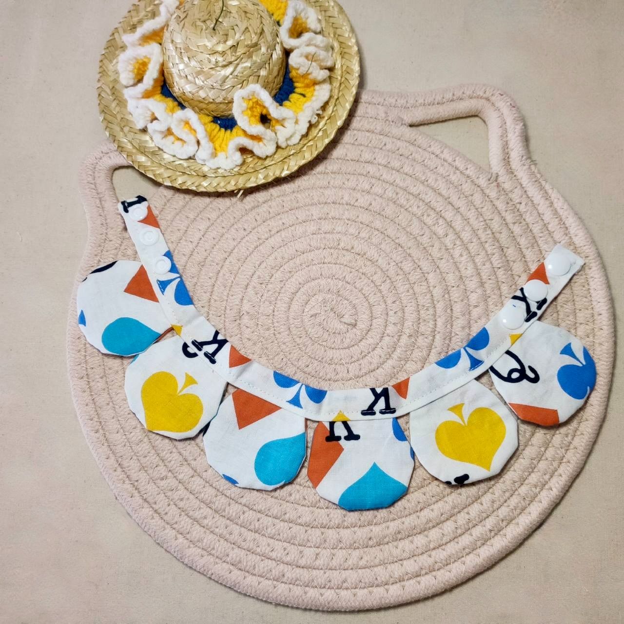 愛麗絲夢境撲克水滴領巾