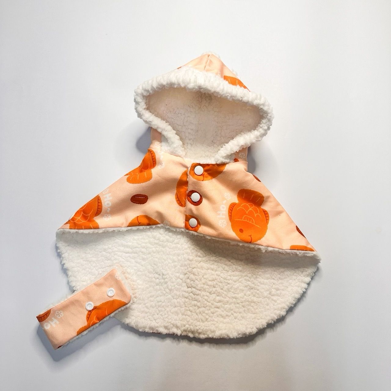 鯛魚燒寵物羊毛絨斗篷