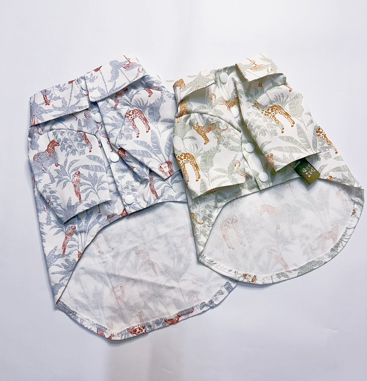 熱帶雨林寵物襯衫