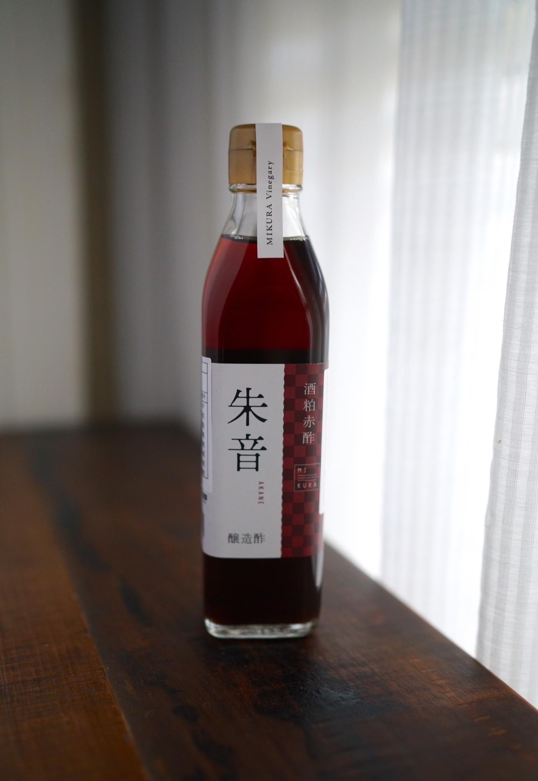 日本 MIKURA 陳年木桶釀造 酒粕赤酢 朱音 （あかね）300ml