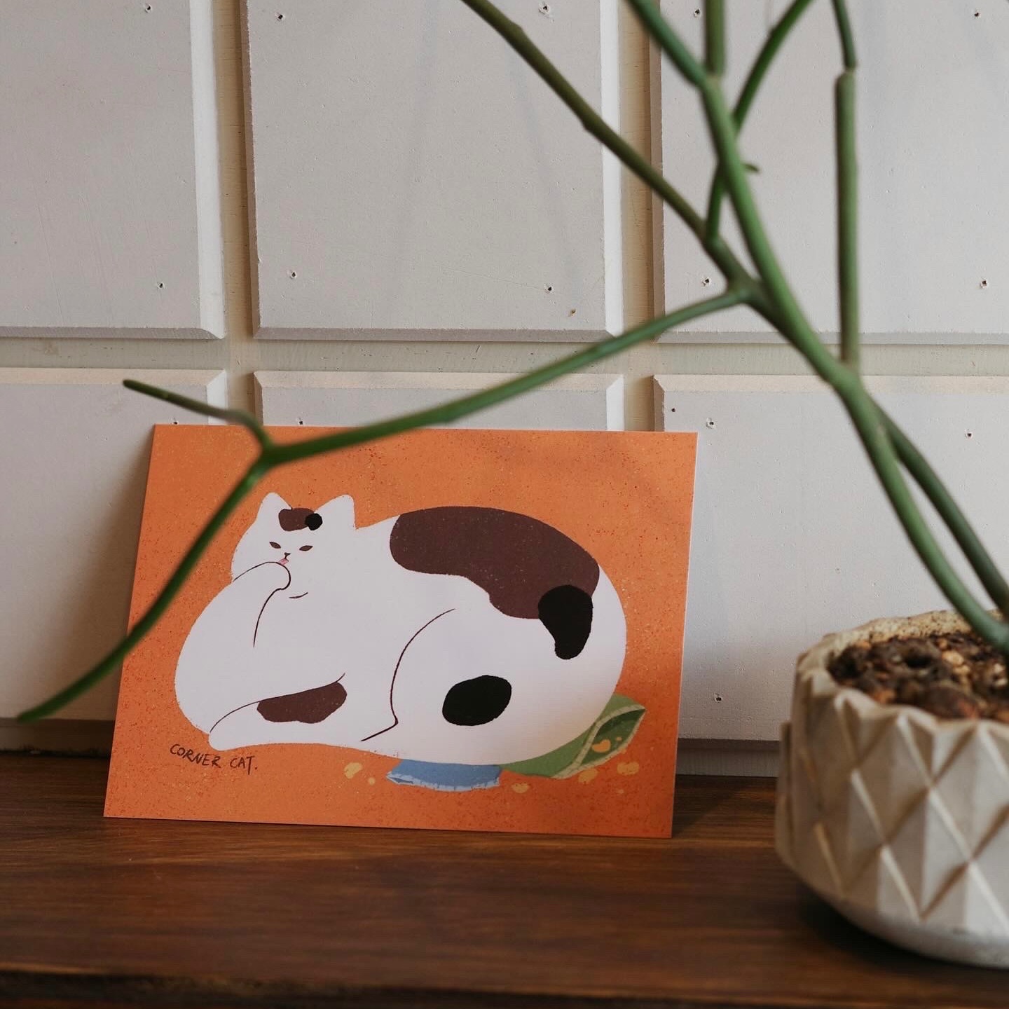 貪吃貓咪 明信片