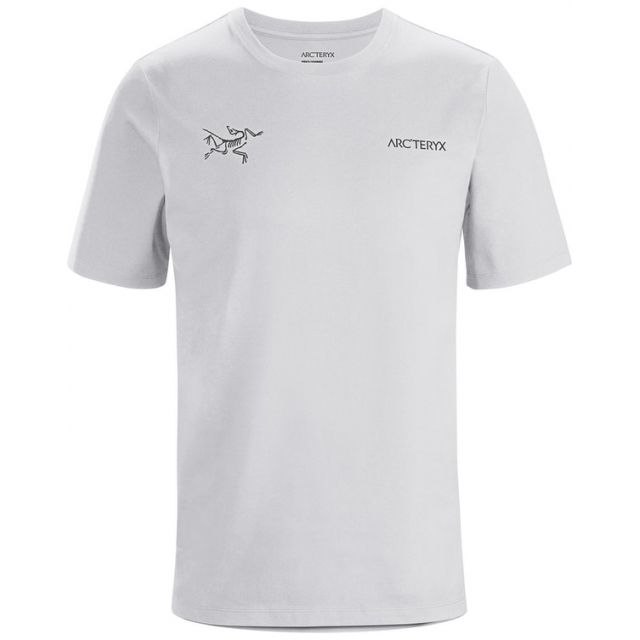 【Arcteryx始祖鳥】男款 雙標Logo 純棉 短袖T恤