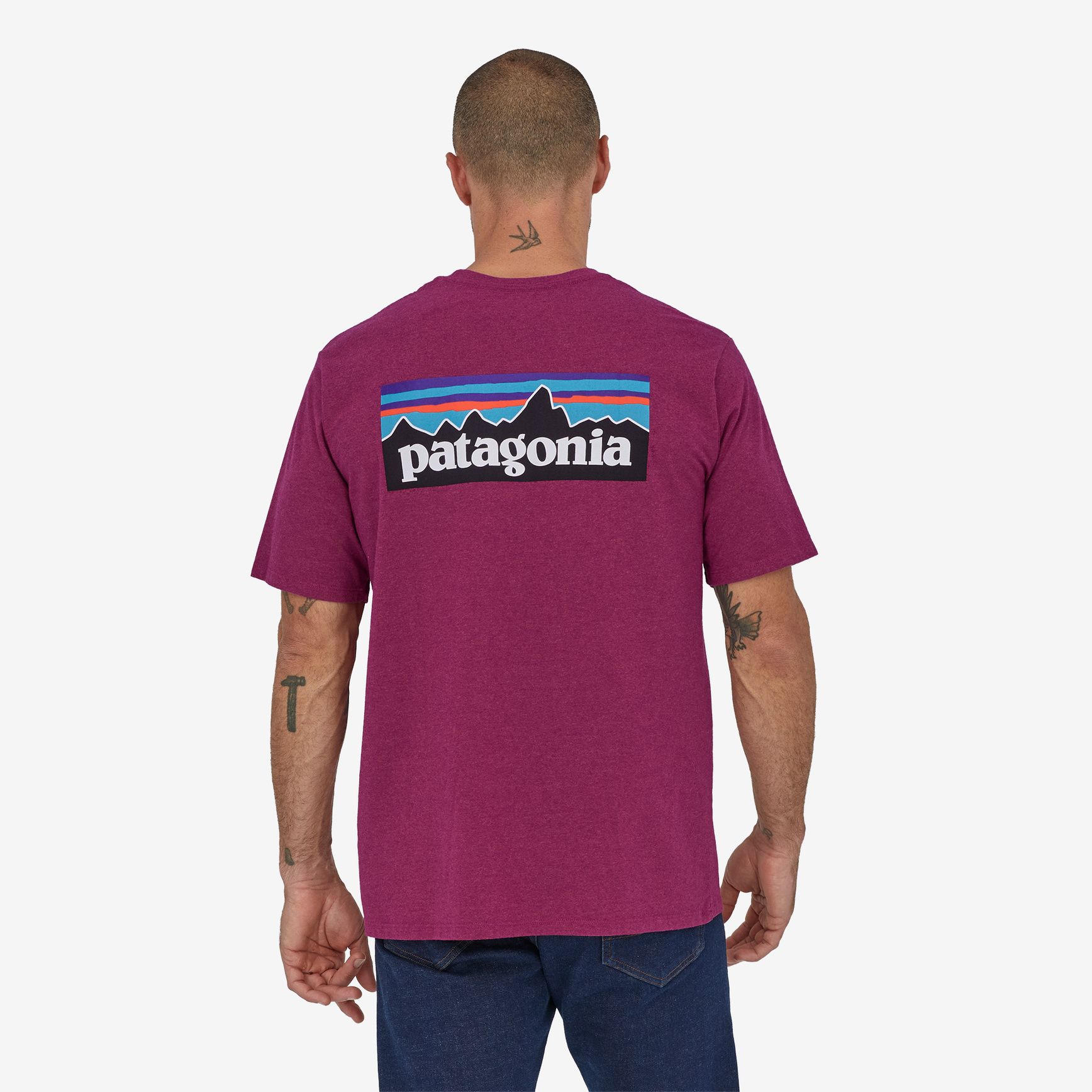 【Patagonia】男款 P-6 Logo 短袖T恤