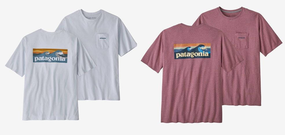 【Patagonia】男款 Boardshort Logo Pocket 口袋T袖