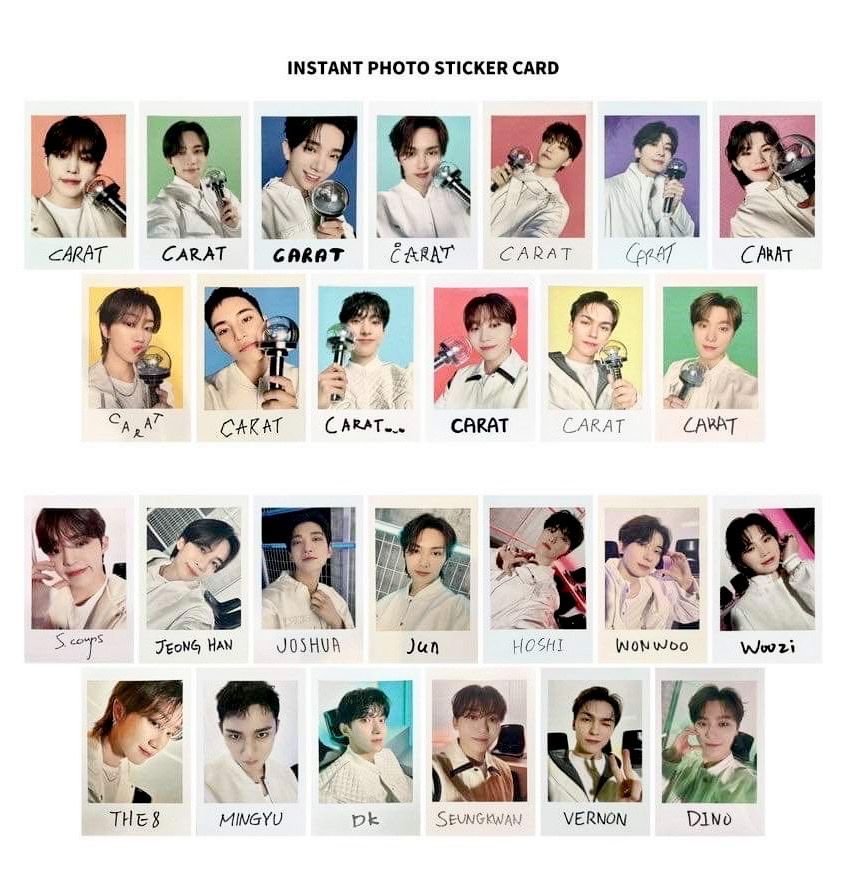 【FOLLOW AGAIN TO JAPAN】拍立得貼紙小卡 *綁卡請先私訊*