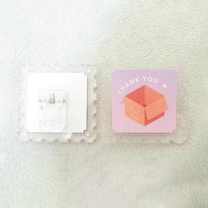 原創 壓克力 夾子 丨 郵票造型 THANK YOU
