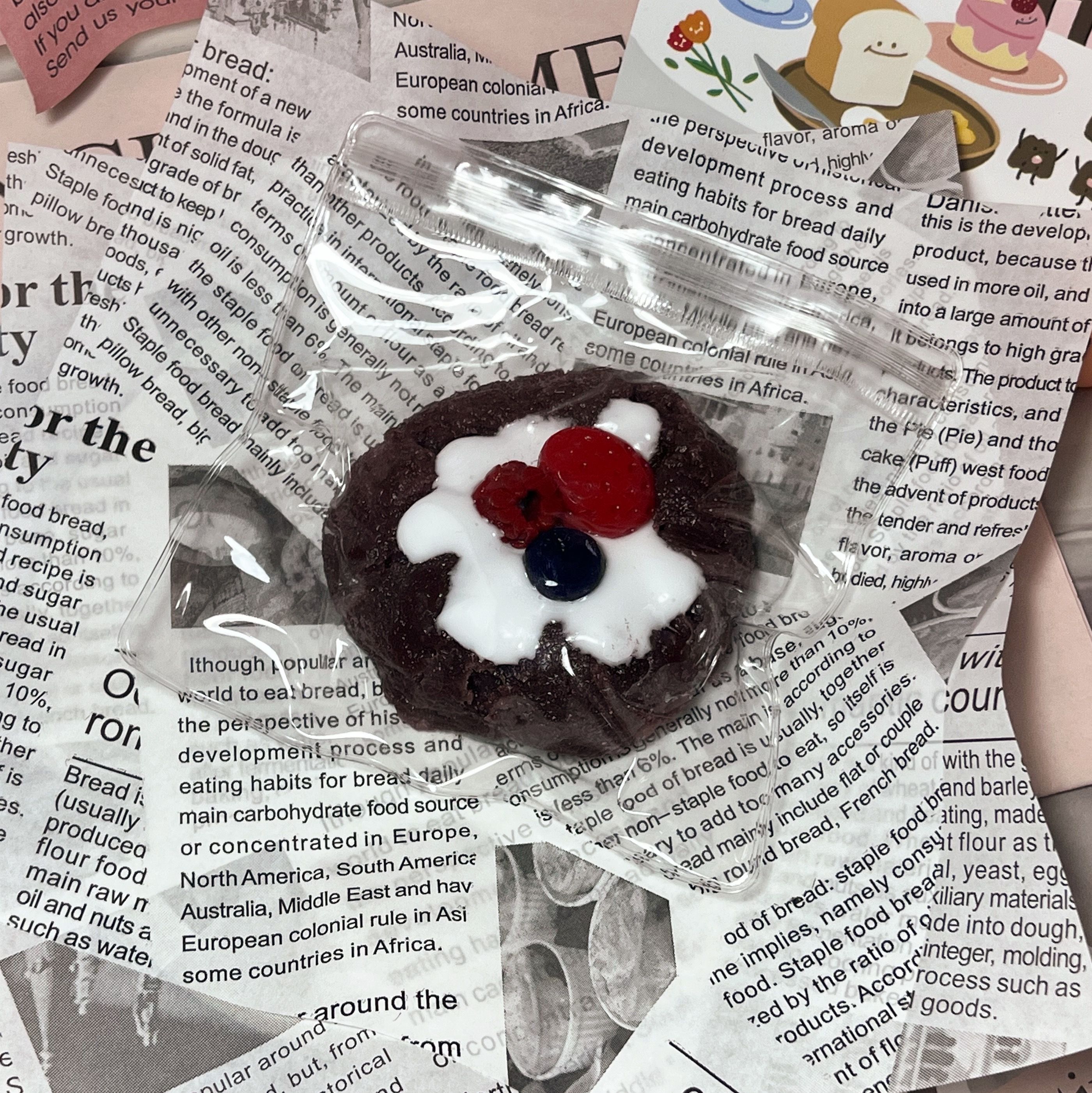 ฅ 艾蜜莉的遊樂園 ฅ 奶油感棉花糖巧克力軟餅乾 硅膠 矽膠捏捏