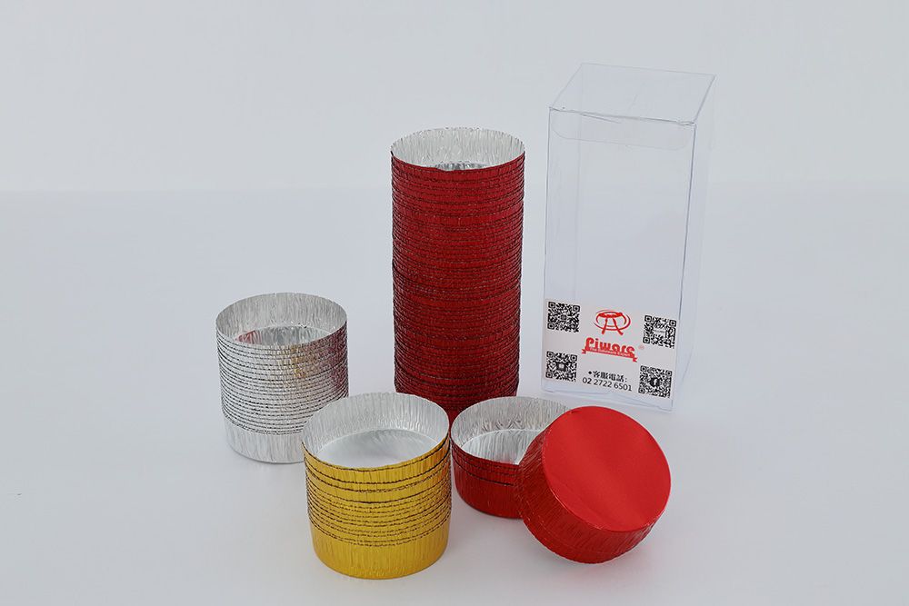 [PIWARE派威爾] 500入鋁箔派模 塔模 塔盤派盤 蛋塔模 布丁 蛋糕 餅乾模 布列塔尼酥餅模 烘焙工具