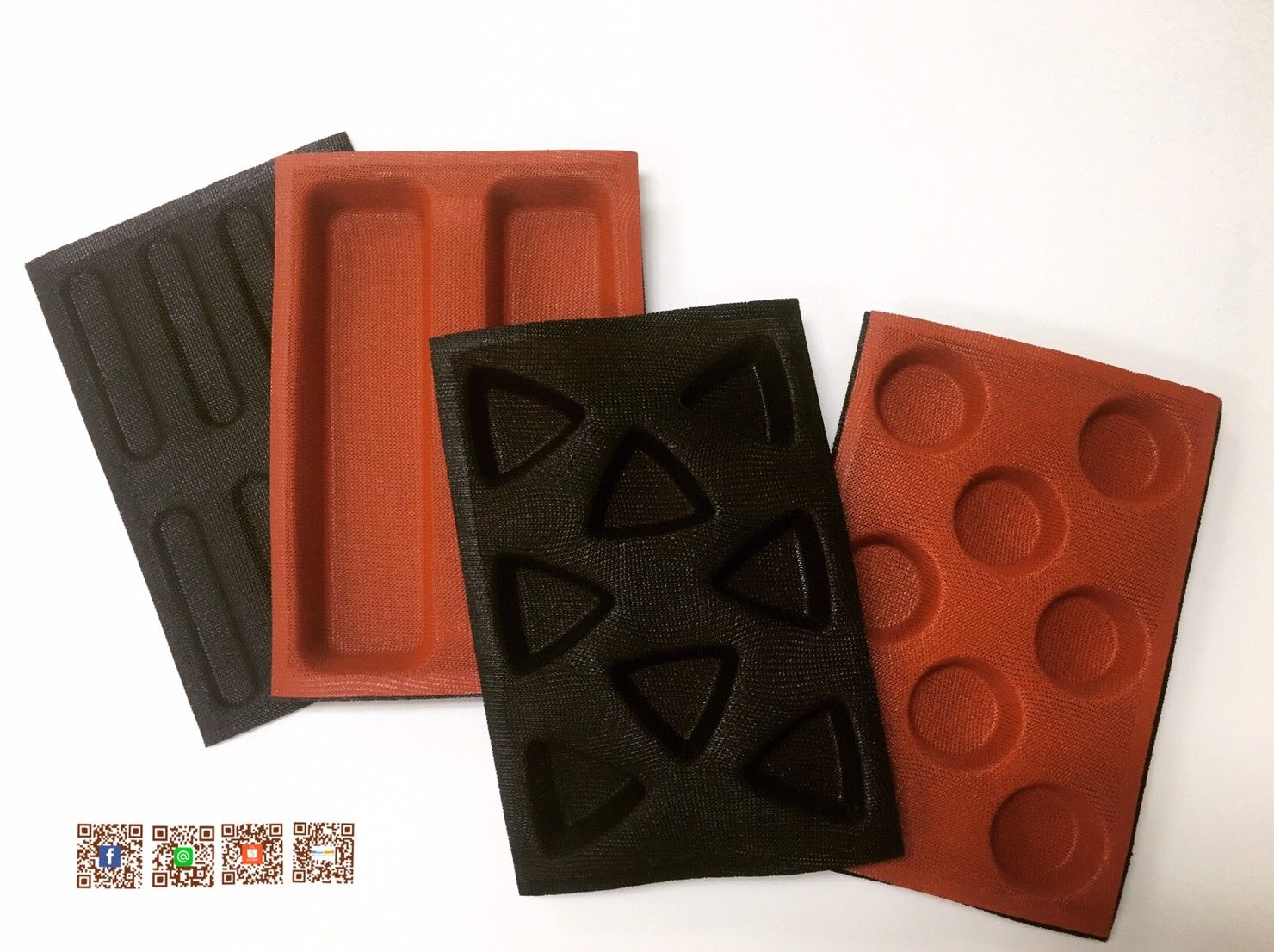 [PIWARE派威爾] 矽橡膠/玻璃纖維網洞 多功能烤墊烤盤塔模 曲奇餅乾 塔皮專用 閃電泡芙 洞洞烤墊 馬卡龍鳳梨酥