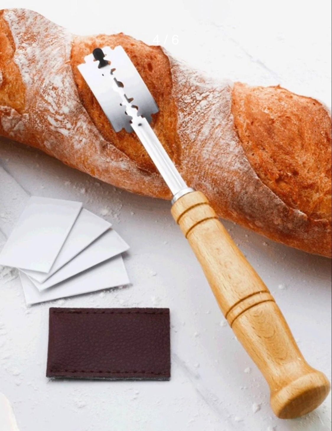 【PIWARE 派威爾】法棍刀 麵團割紋刀 麵團割線刀 歐包整形刀 弧形麵包刀 整形刀 割線刀 法國麵包刀 畫線刀