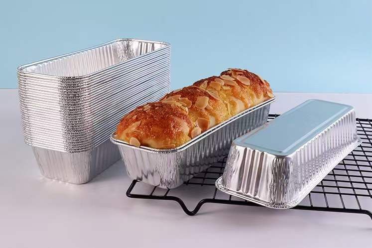 【PIWARE派威爾】100入 長方形鋁箔容器 焗烤盒 蛋糕/蘿蔔糕/ 義大利麵/千層麵/餐包/麵包 烘焙 野炊露營料理
