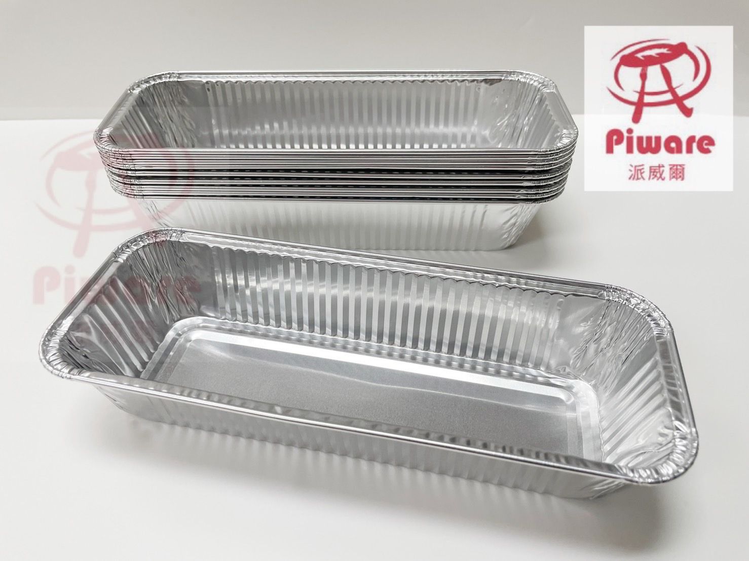 [drew1109 限定賣場/非本人請勿下單] 100入 400ml 長方形鋁箔盒 （含蓋）