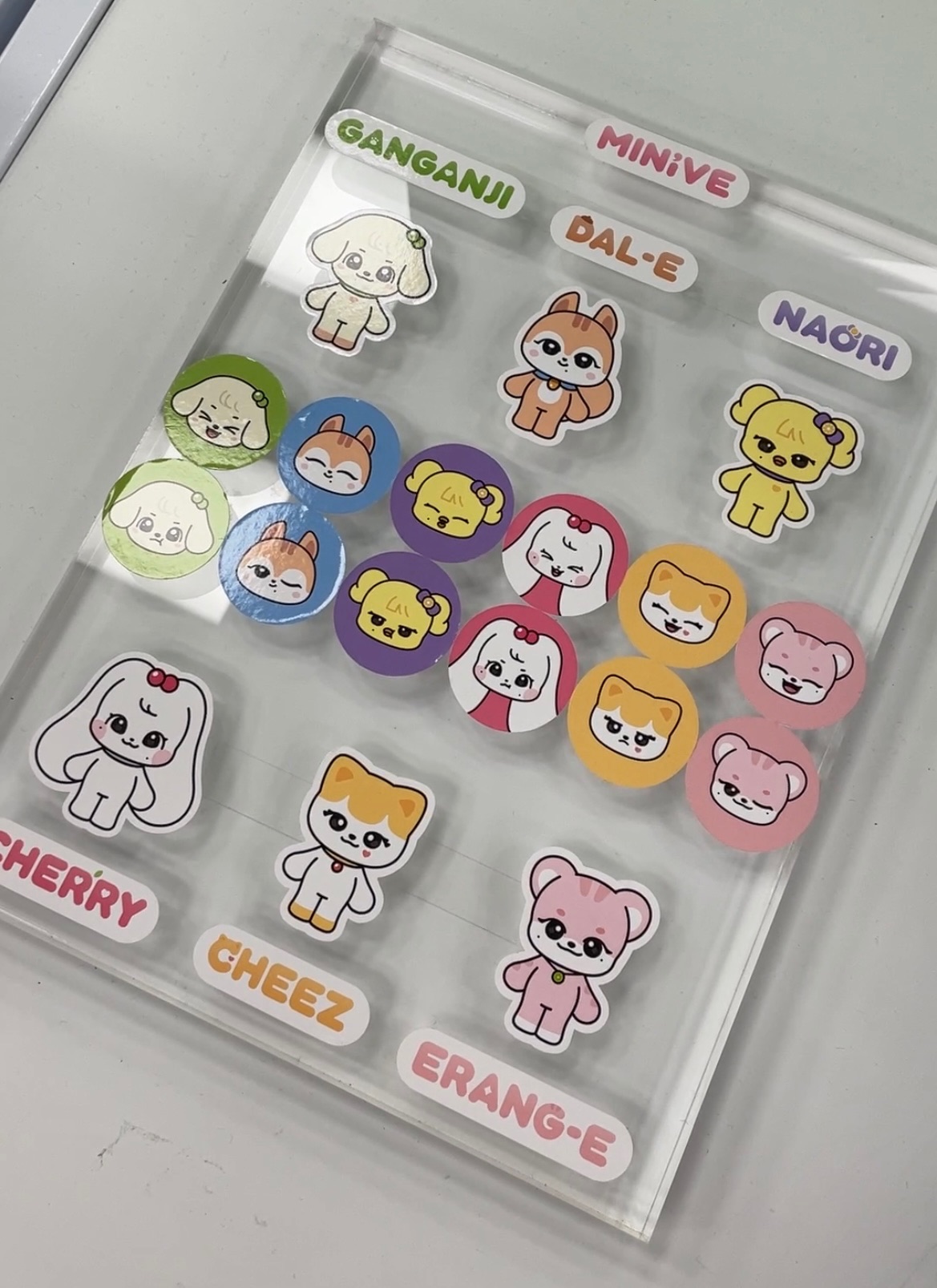 IVE 團體娃娃貼紙