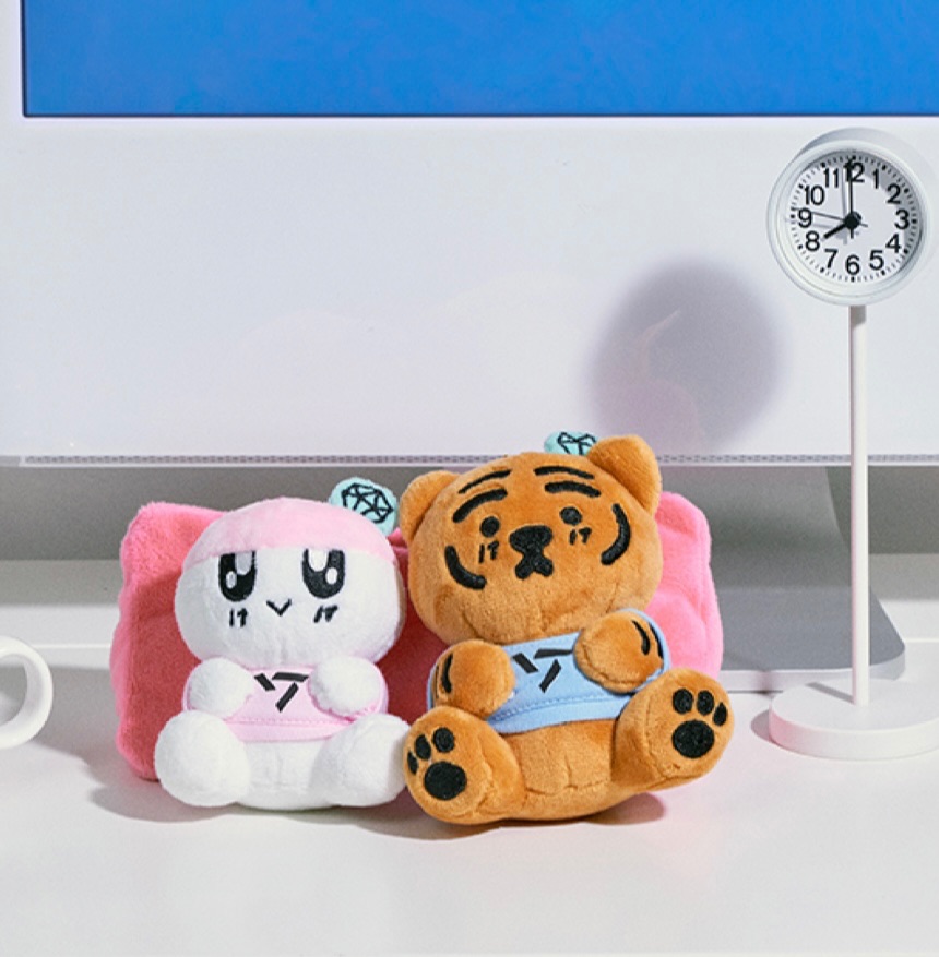 Seventeen x Muzik tiger娃娃吊飾set