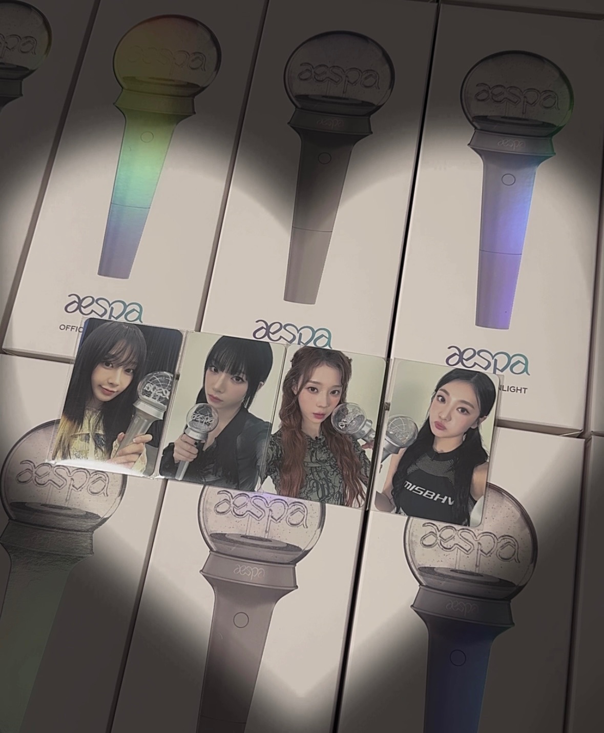 A e s p a手燈 含隨機手燈卡*1