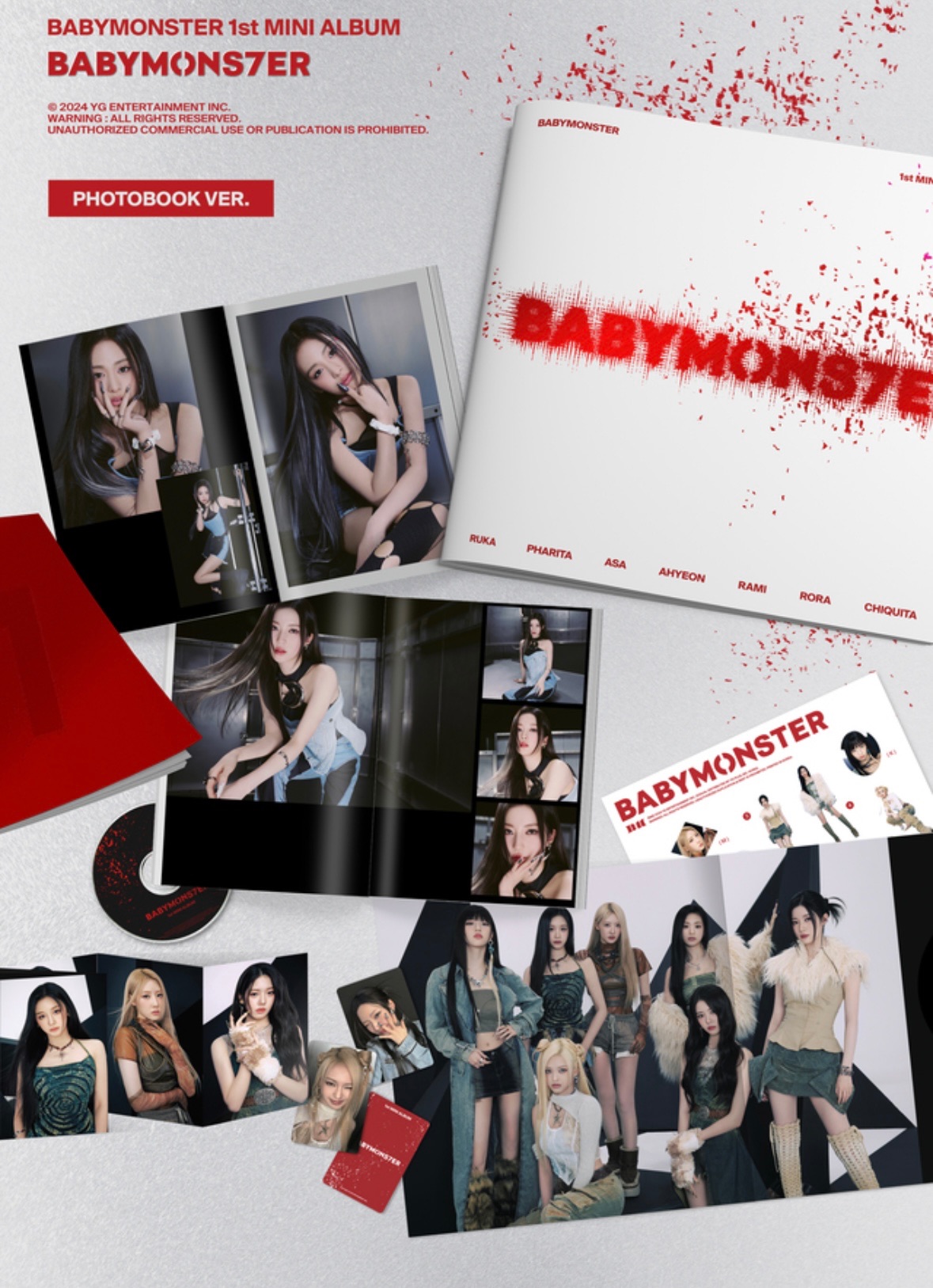 Babymonster 1st mini專 照片書版