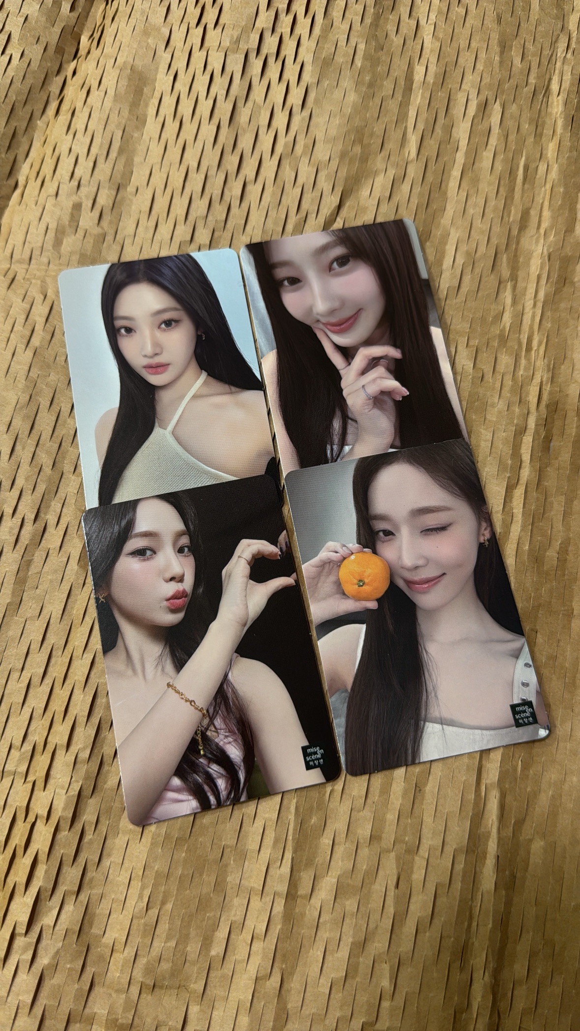 a e s p a 護髮小卡組