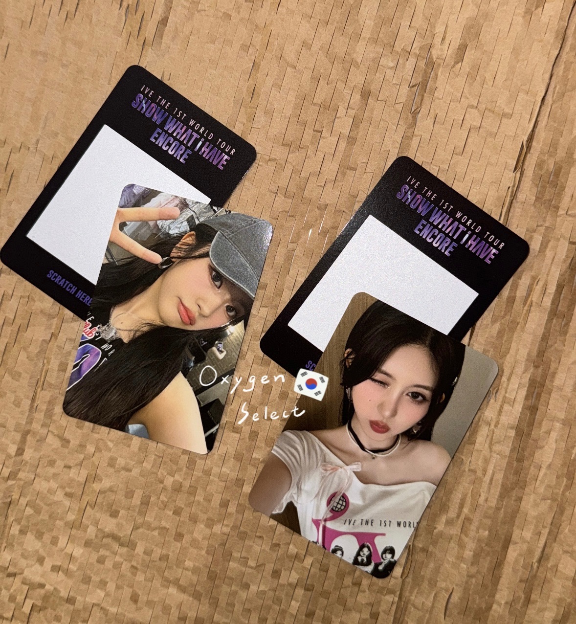 ive 演唱會週邊小卡
