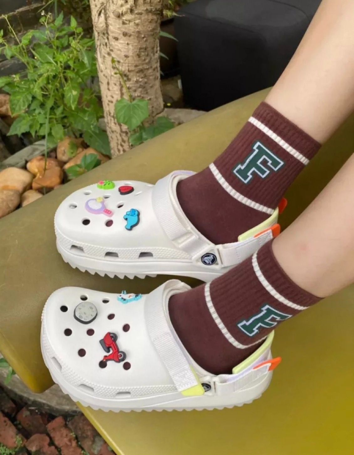 Crocs  Classic 新款厚底洞洞鞋