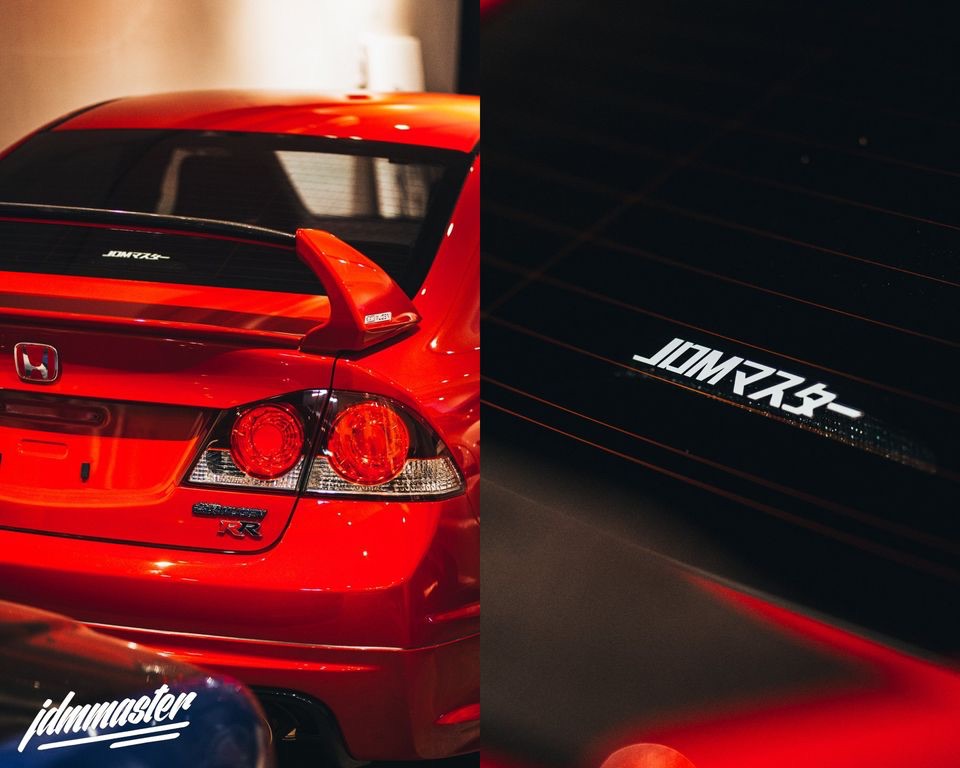 JDMMaster 日文割字貼（白色）