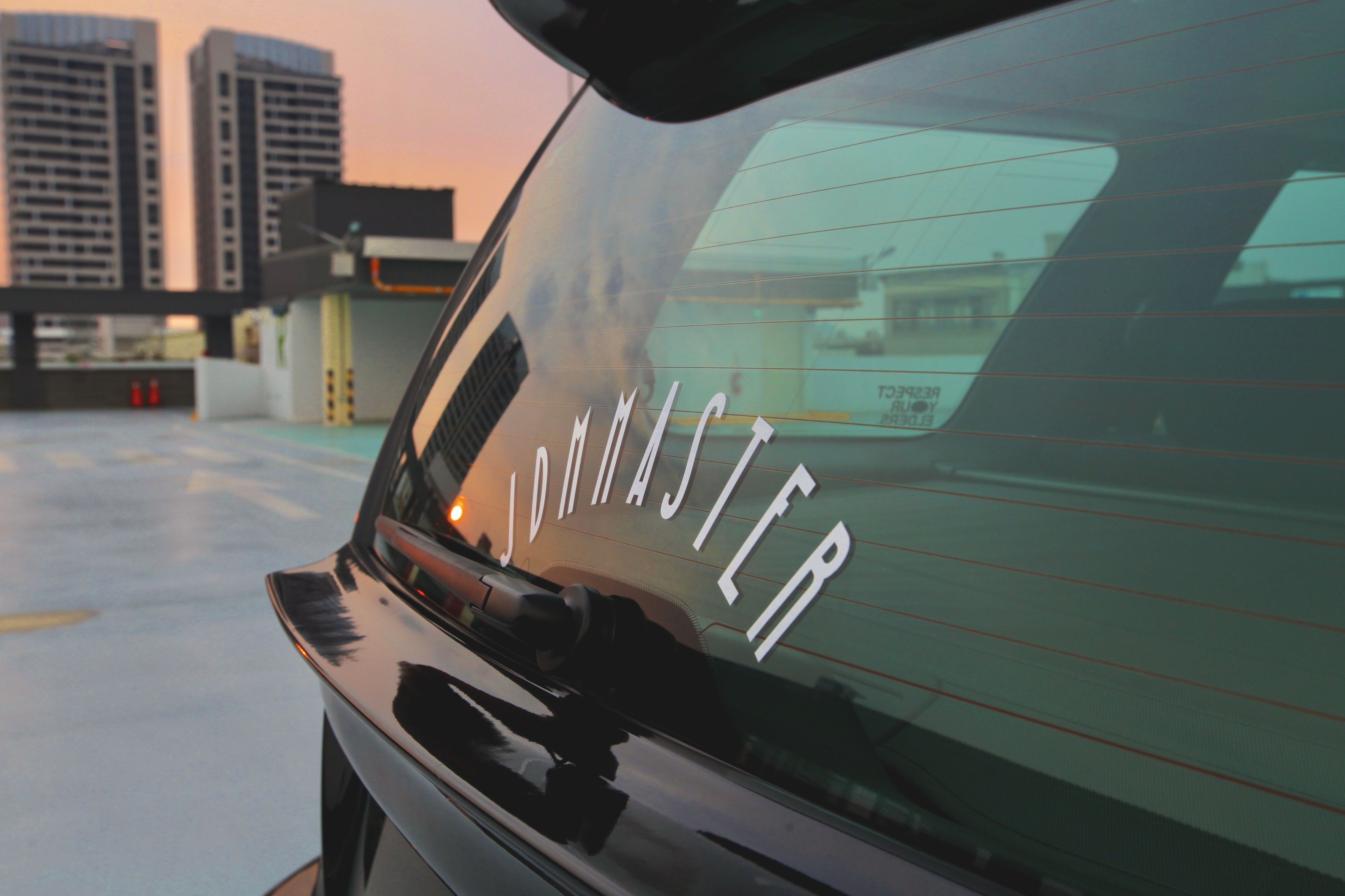 JDMMaster 扇形後檔貼