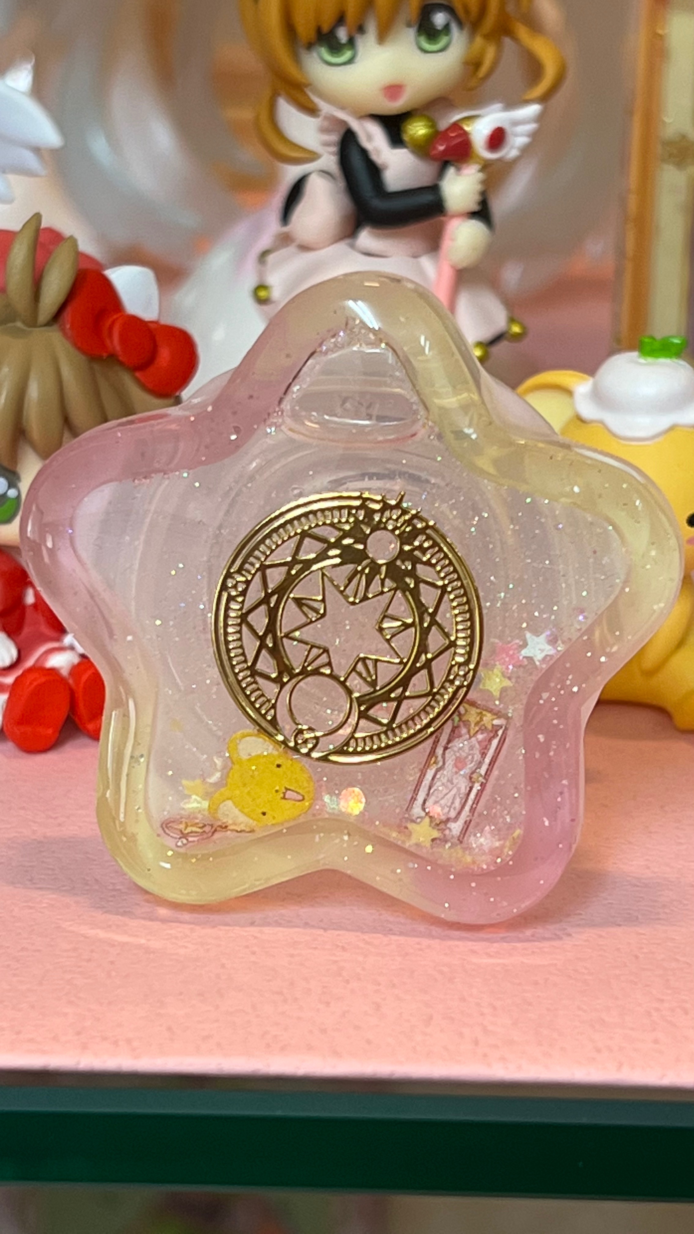 庫洛魔法使 星星法陣手機氣囊支架