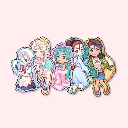 原創女孩貼紙組