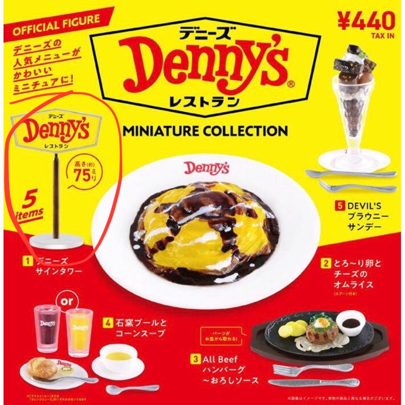 Kenelephant Denny’s 丹尼斯家庭餐廳餐點模型