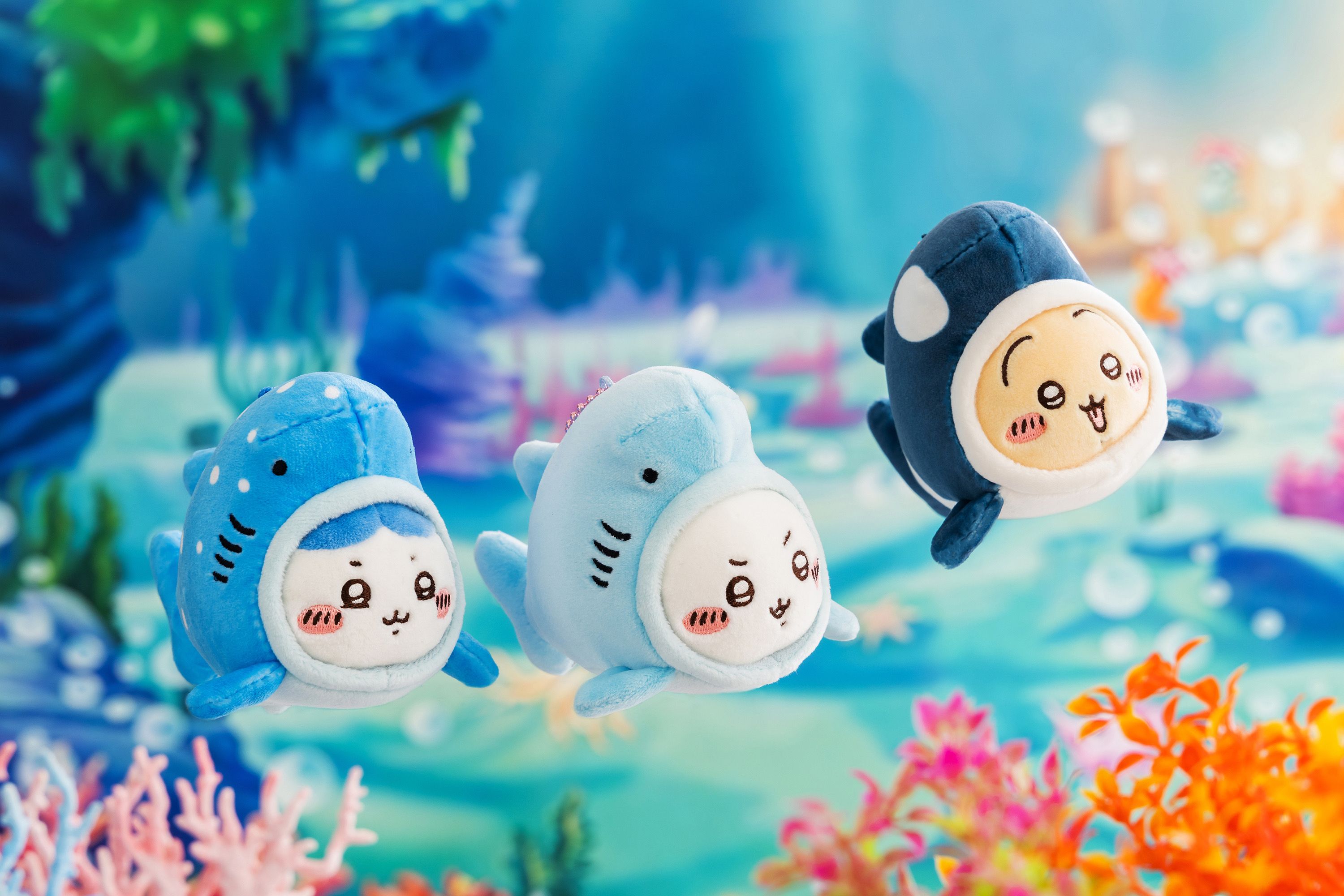 水族館 鯨魚 吊飾娃娃