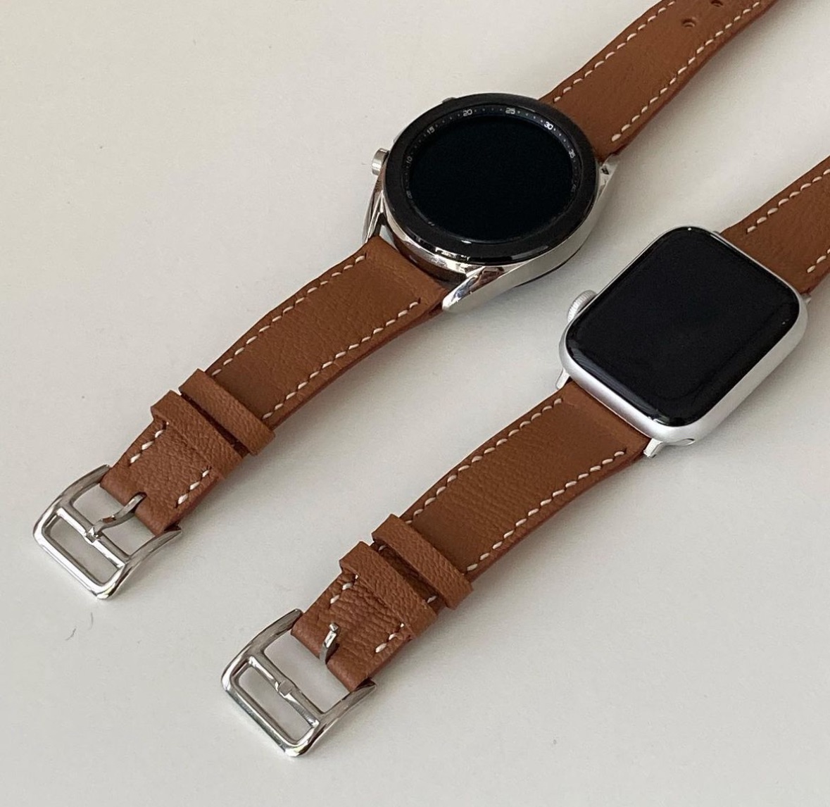 韓國代購🇰🇷韓國Lindo歐膩真皮Applewatch 客製錶帶