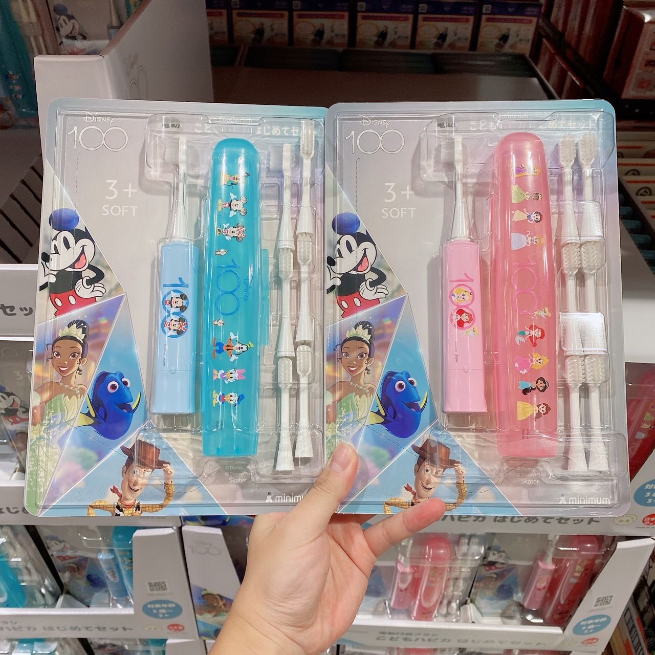 🔥日本好市多限定🔥  兒童電動牙刷組 歡慶迪士尼100週年款