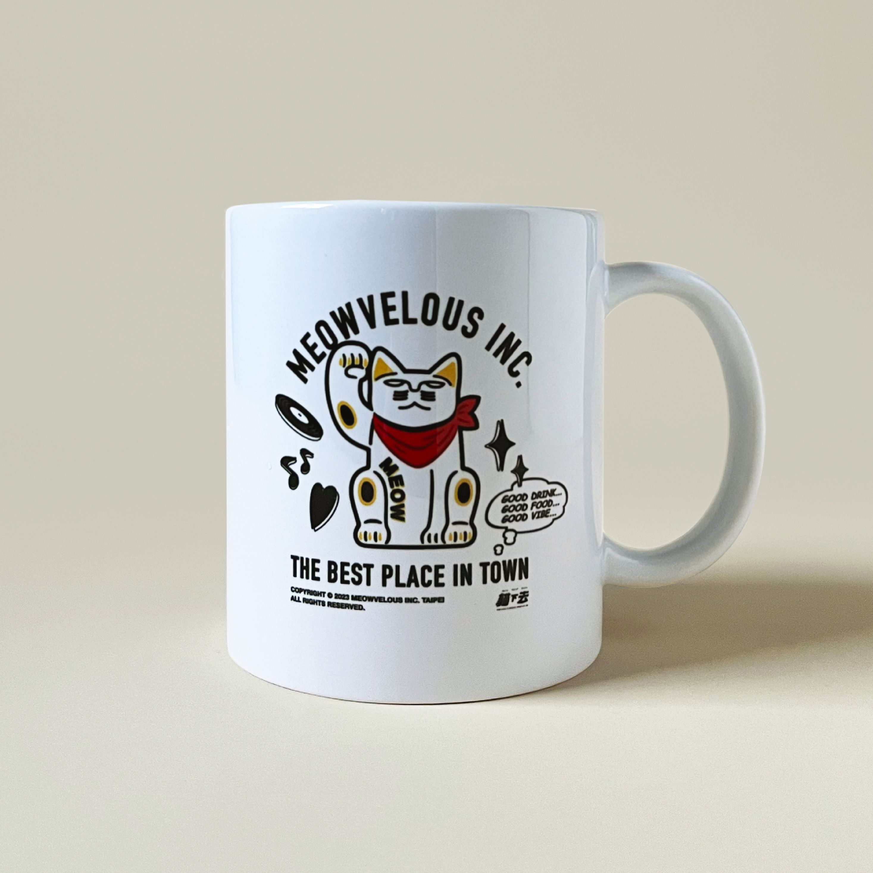 貓下去＂AMAP＂馬克杯