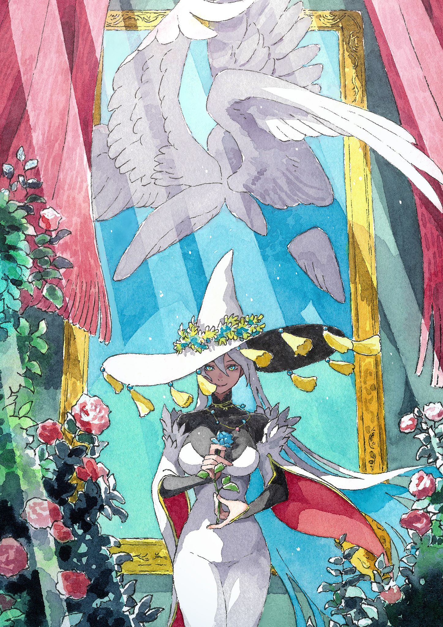 【Perle的魔女手札】A4水彩雙面L夾【原創】