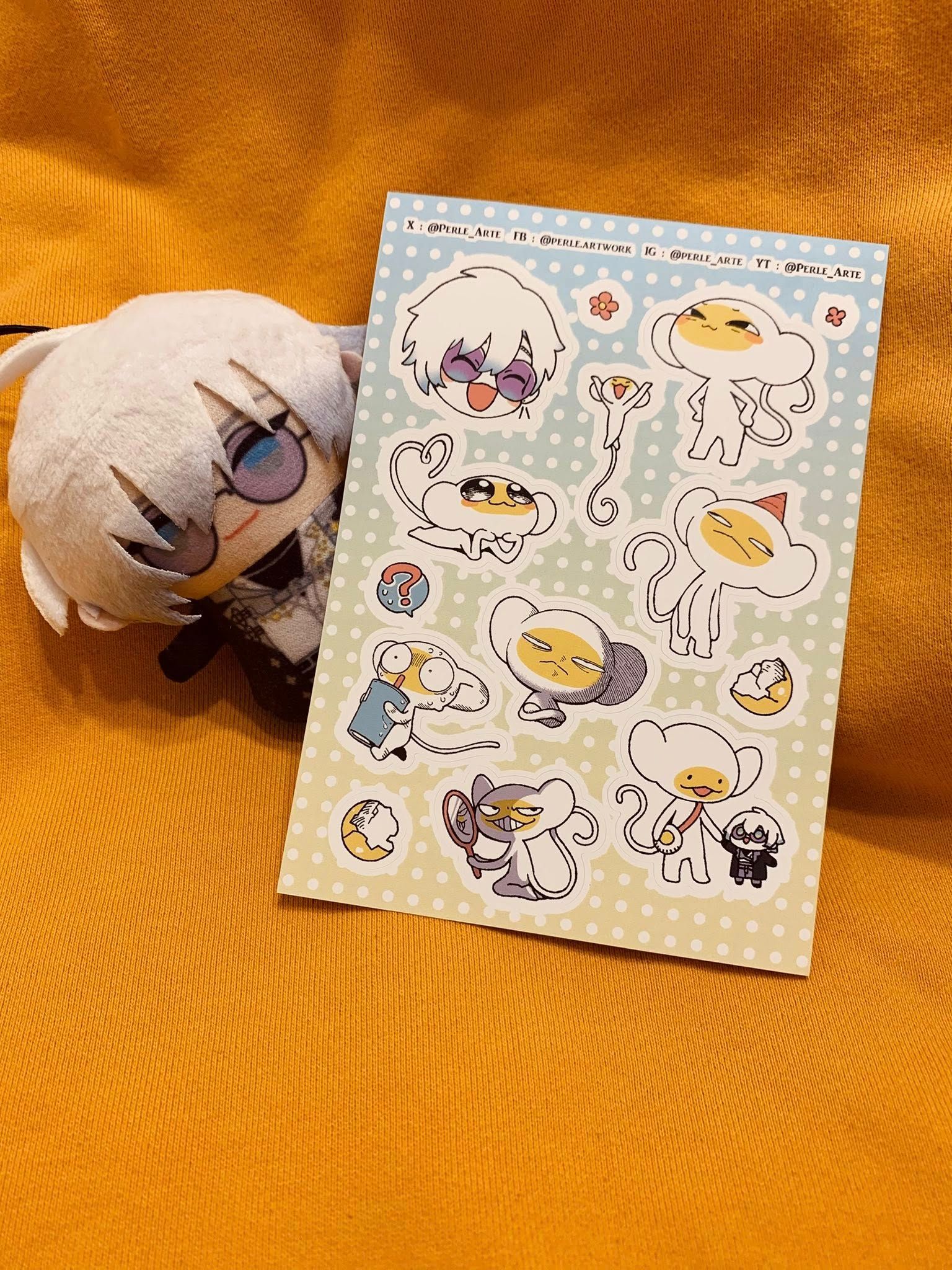 顏藝蛋猴貼紙【Perle的魔女手札】