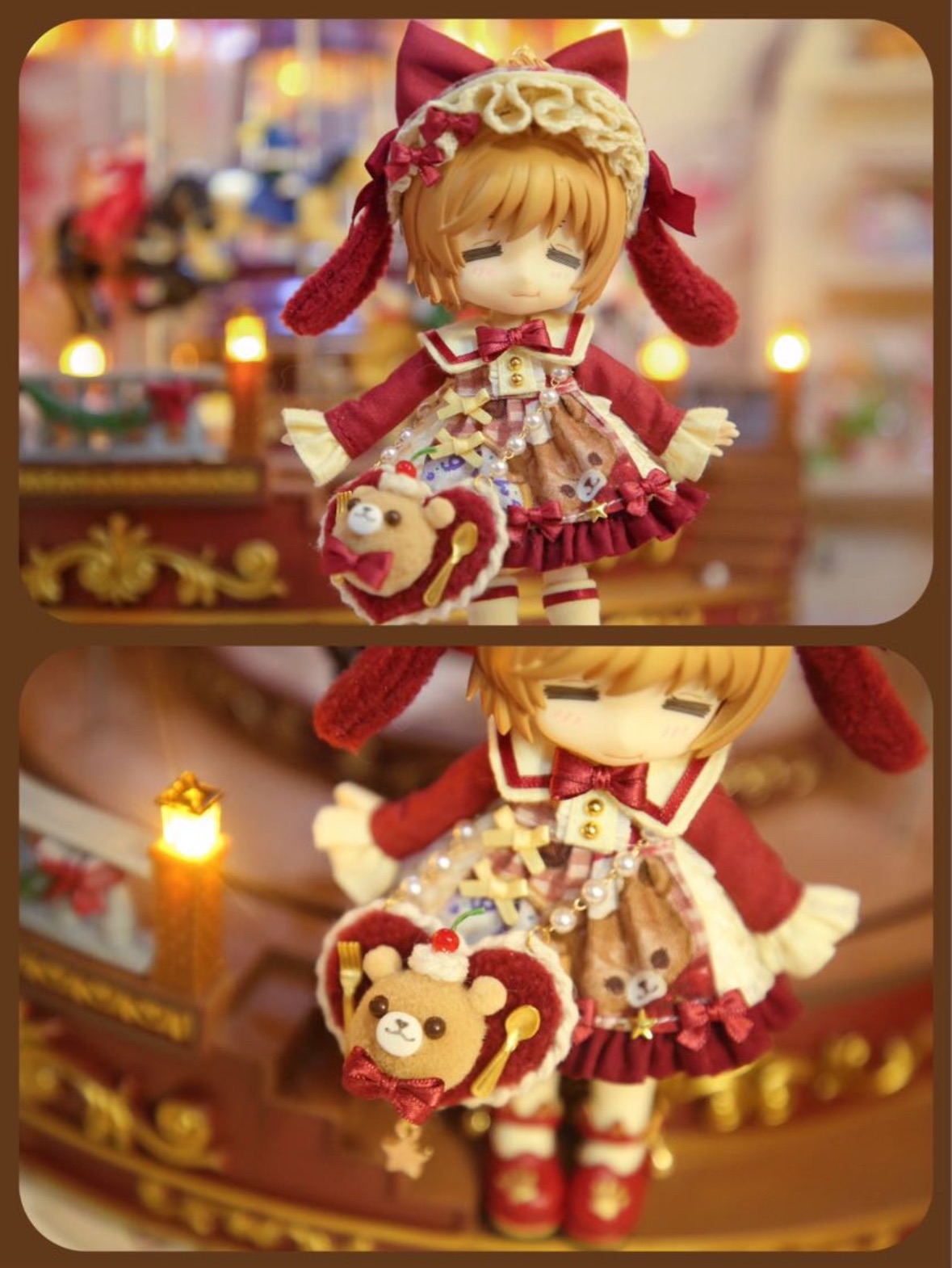 聖誕羊mie 兔熊派對 兔耳