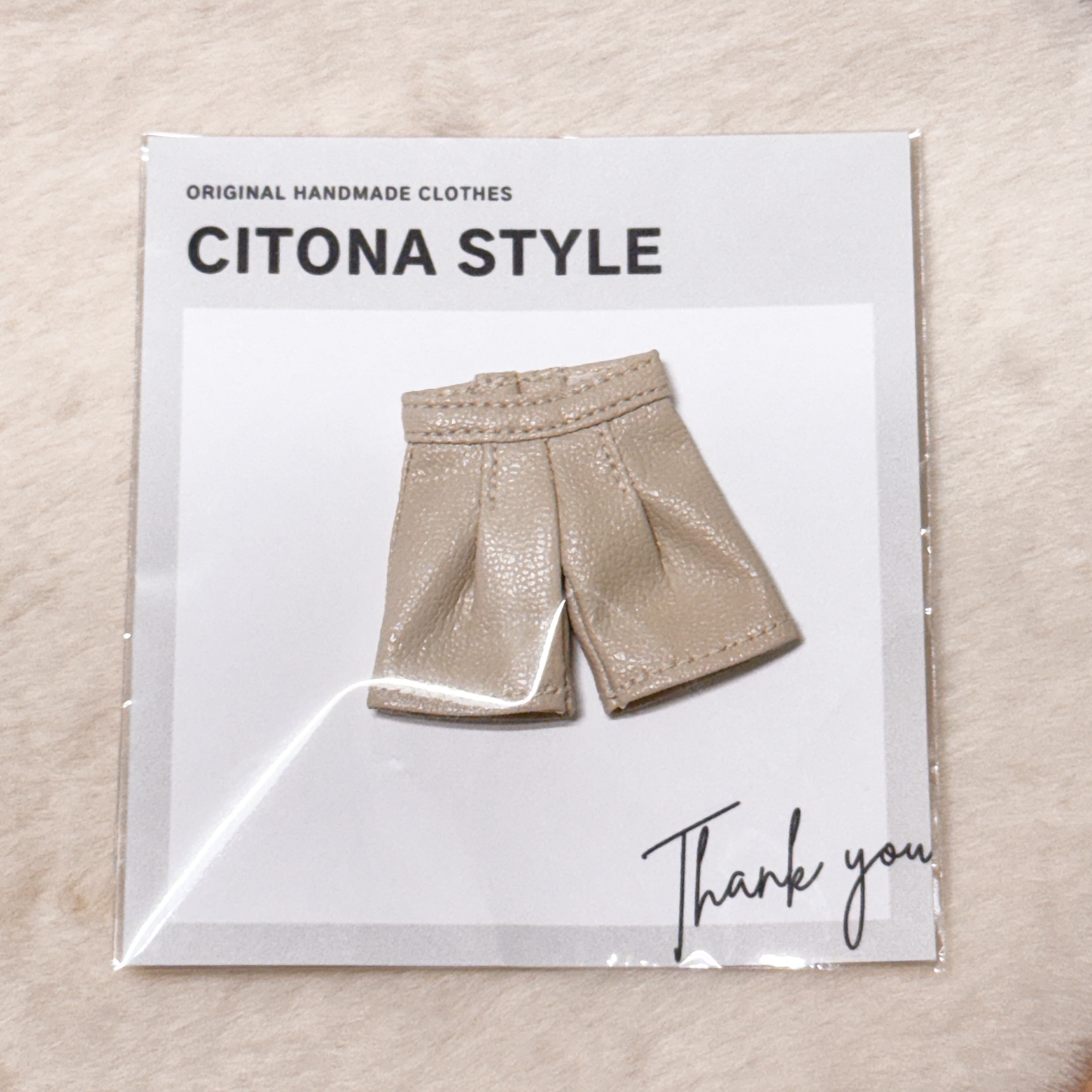 CITONA STYLE 皮短褲