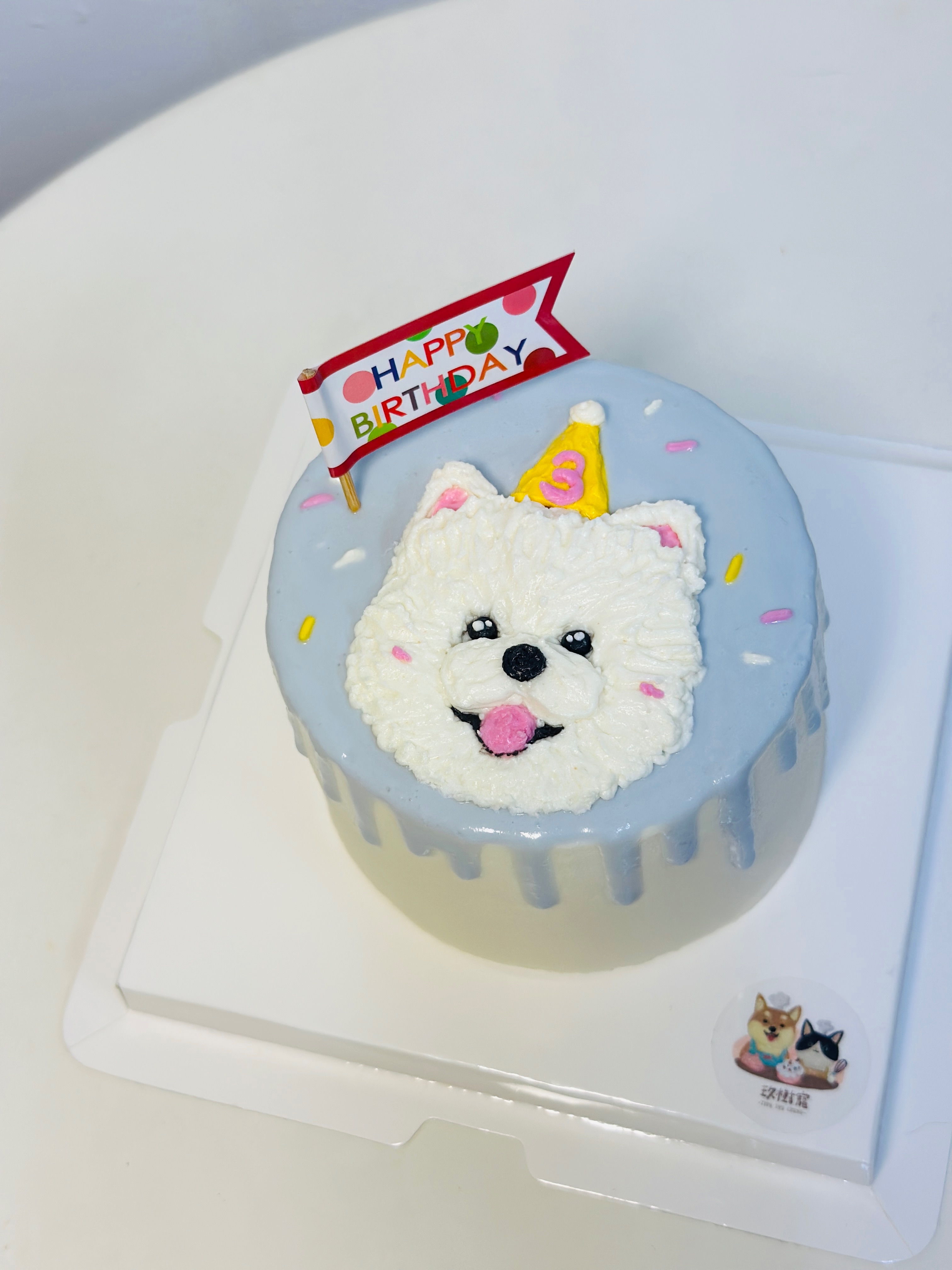 🇰🇷韓國寵物奶油配方🇰🇷 客制寵物頭像蛋糕 4吋