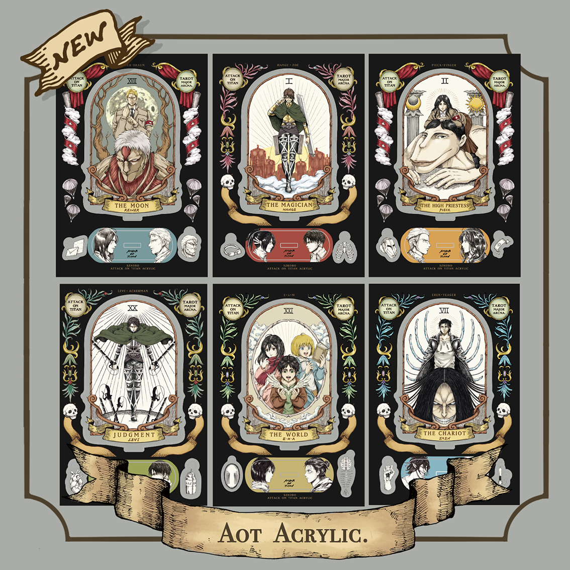 【二創|進擊的巨人】自組壓克力立牌