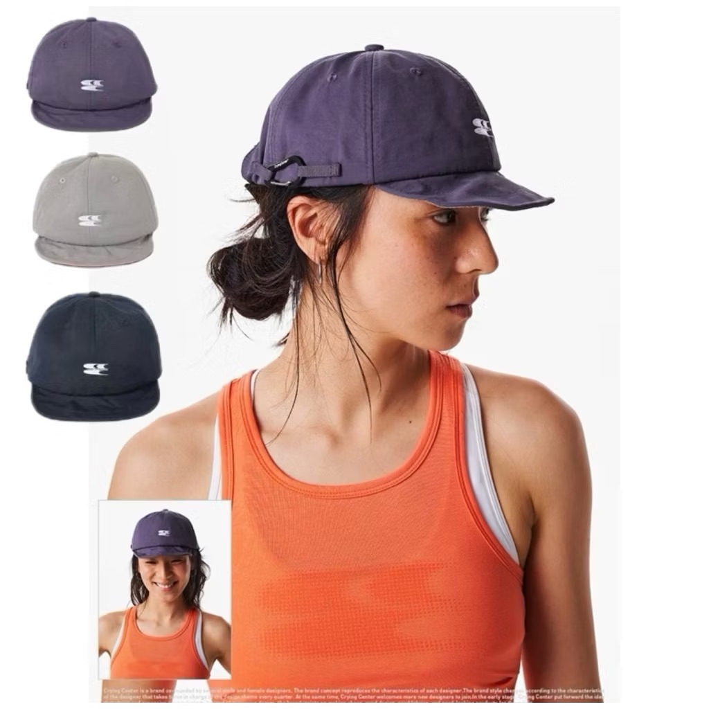 Crying center 跳色反折帽