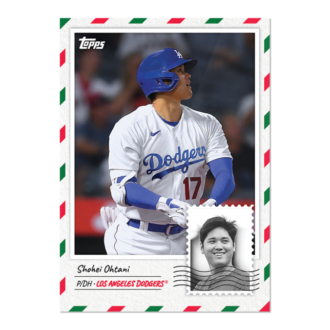 大谷翔平/Corbin Carroll/千賀RC/最佳新人/MVP - 美國職棒2023佳節明信片樣式收藏卡 - 現貨