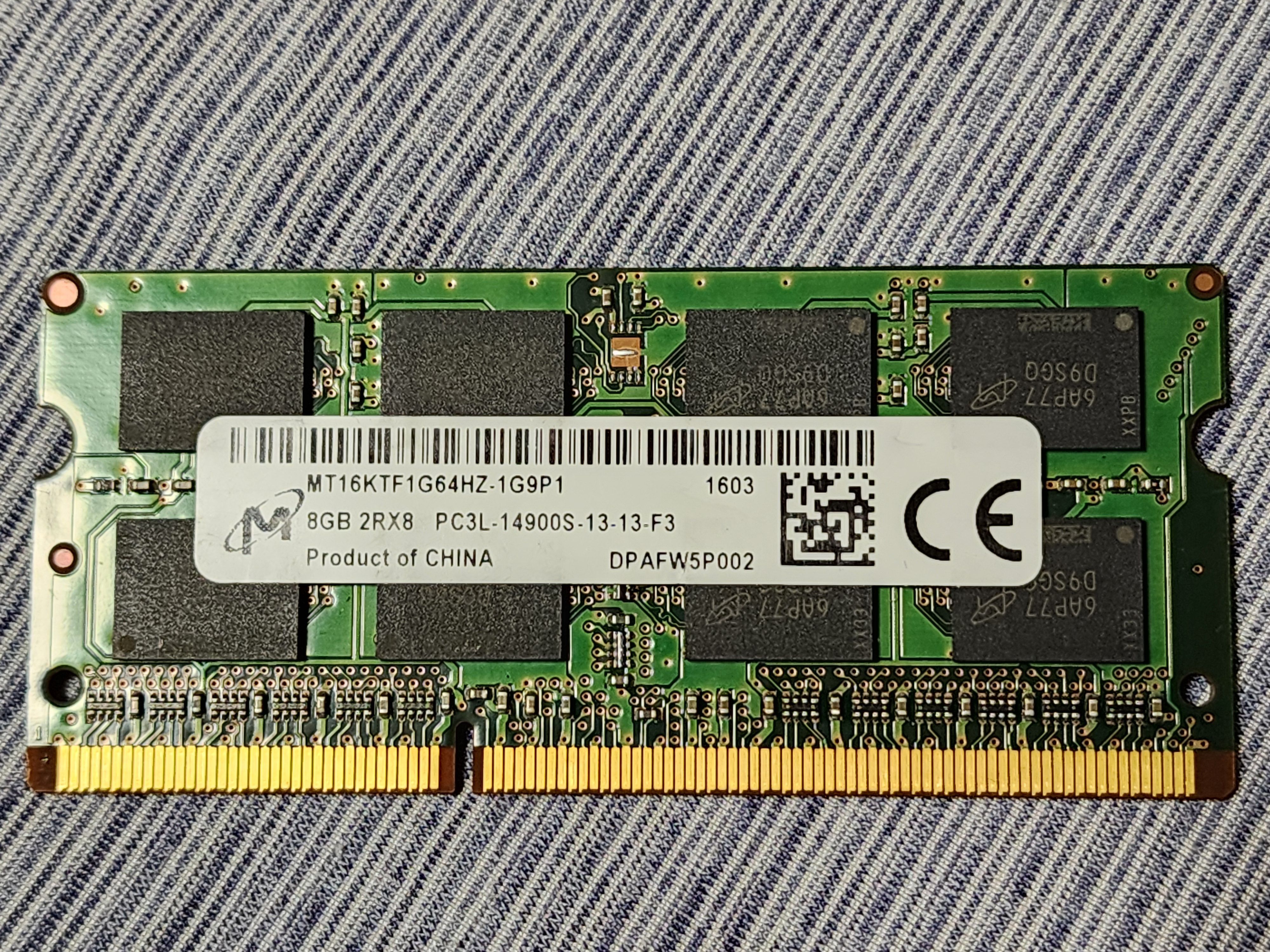 DDR3L 8G 美光