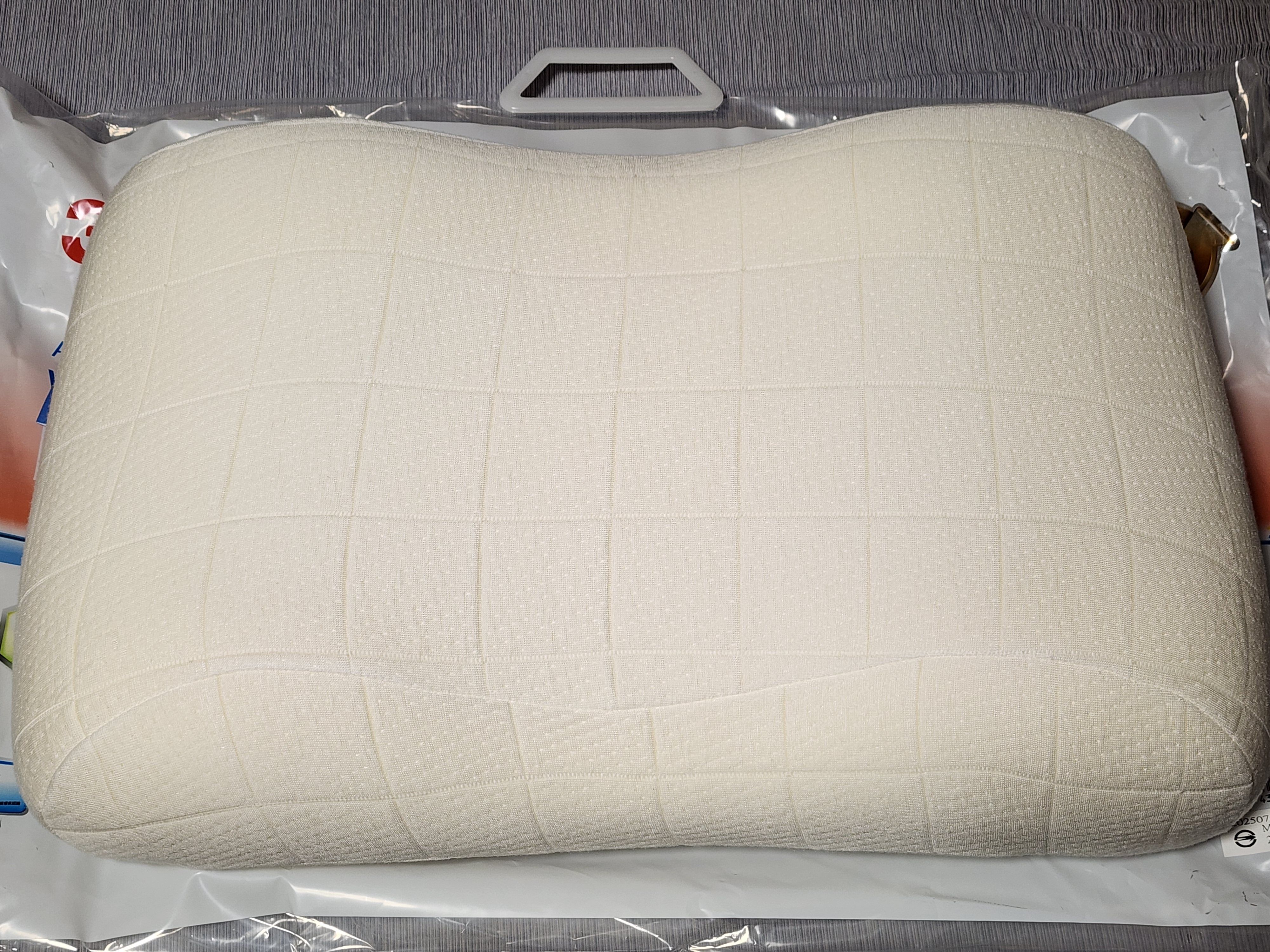 眠豆腐記憶棉工學枕  8/9cm 低款 + 眠豆腐涼感枕套