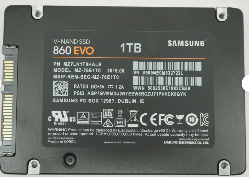 SAMSUNG 860 EVO SSD 1TB