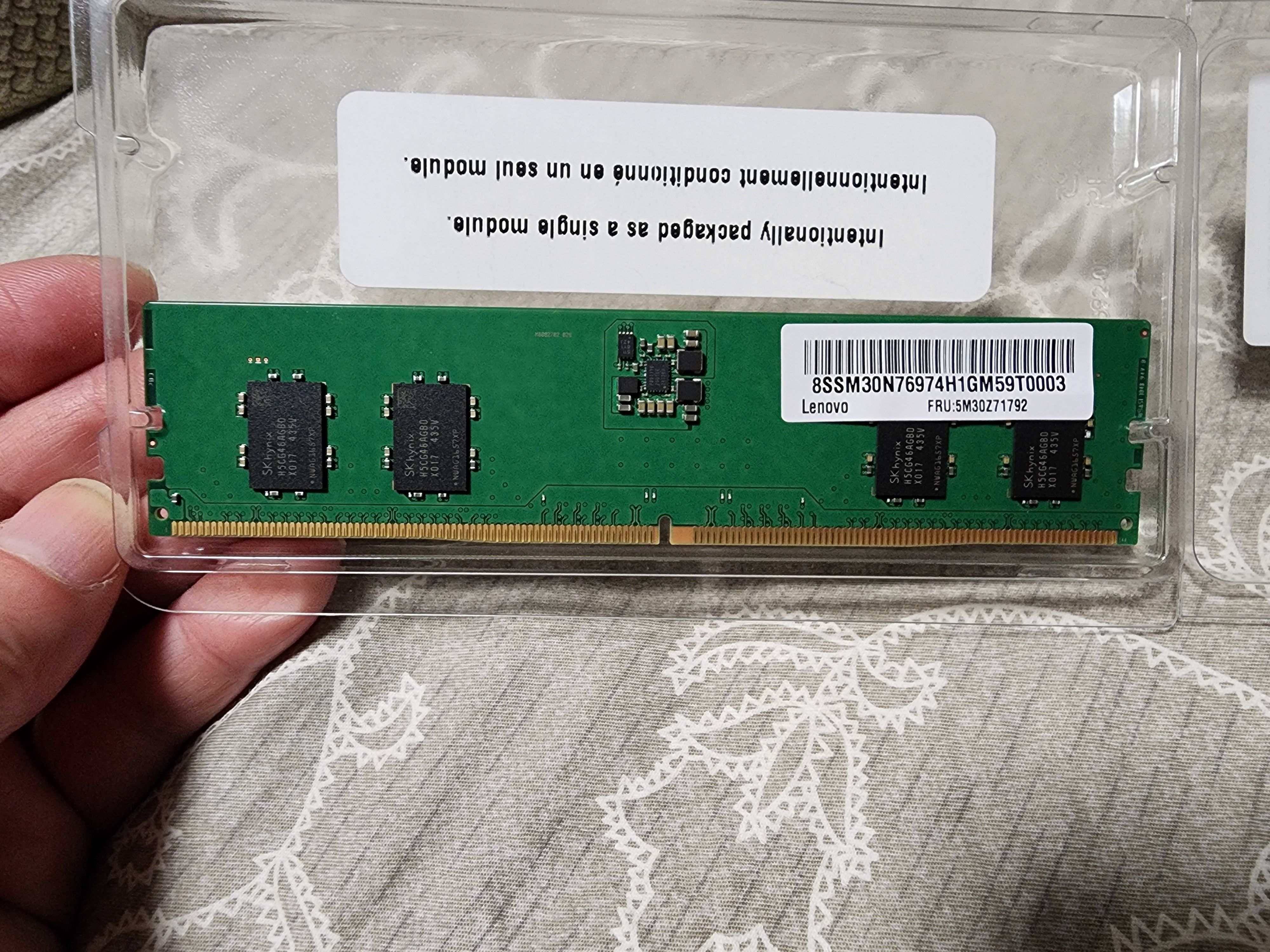 DDR5 5600 8GB 海力士 Hynix 桌機記憶體