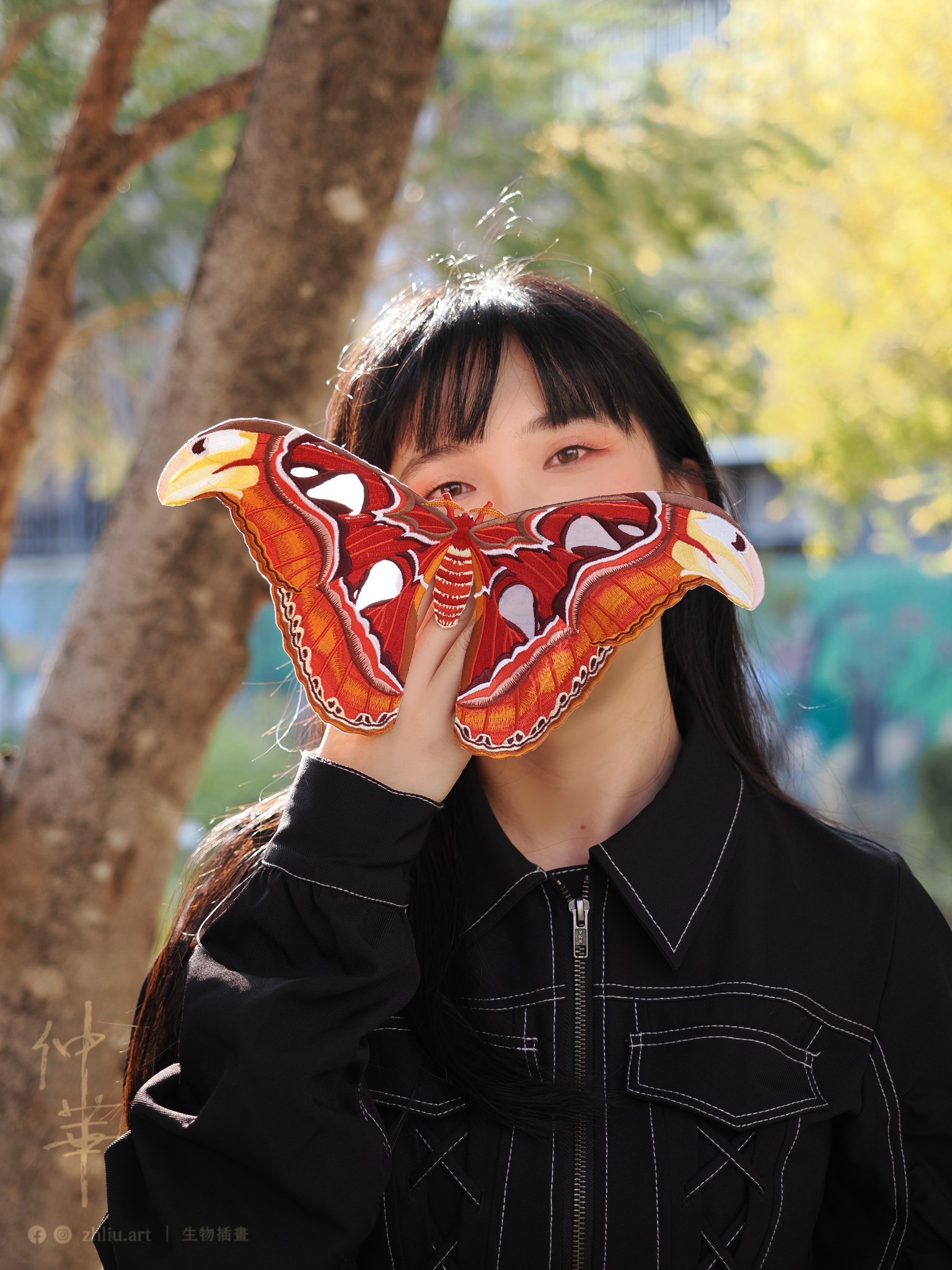 ✶NEW✶ 皇蛾 １：１繡片燙貼（開放少量預購，預計3月底出貨）