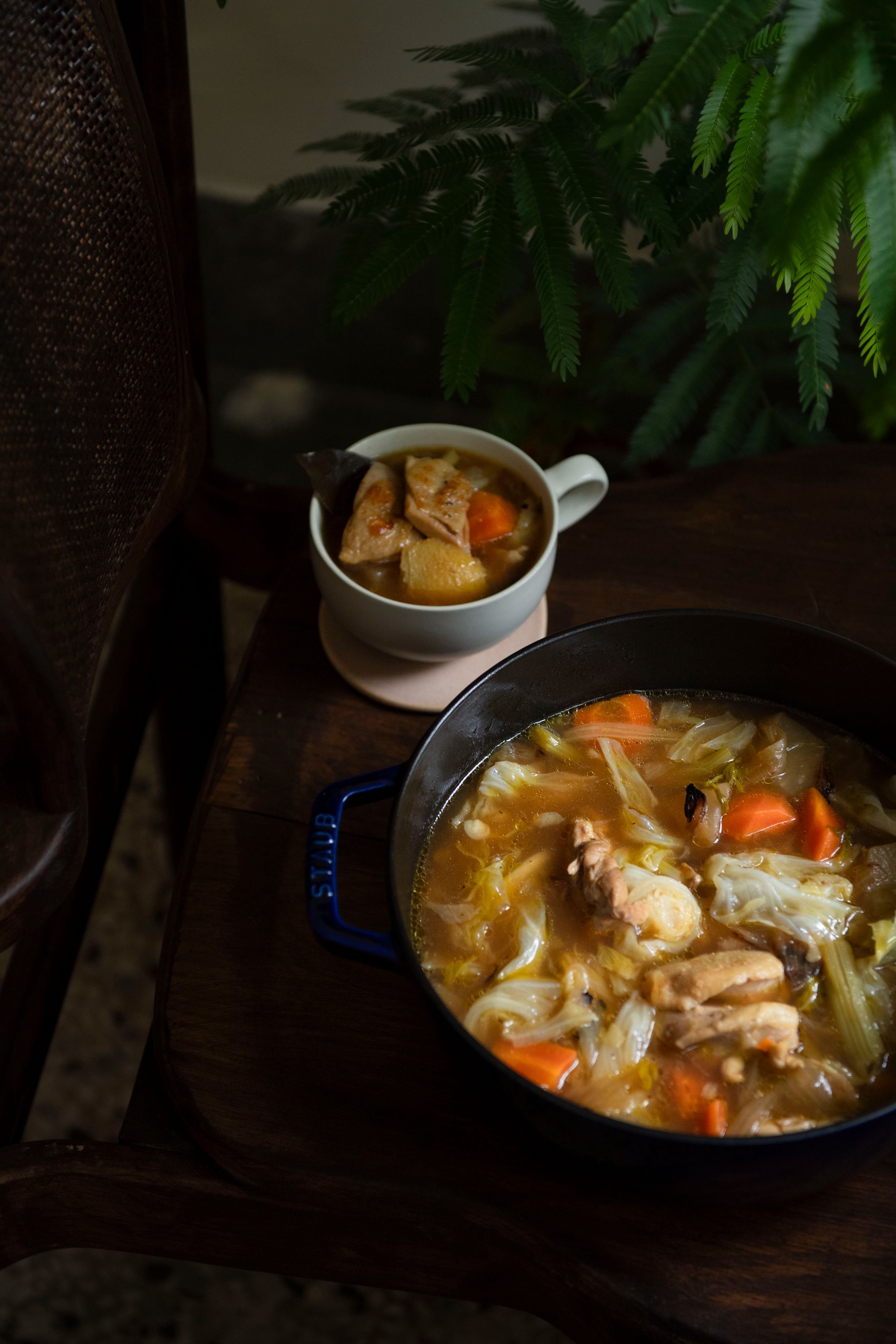 new! 鹽漬檸檬蔬菜雞湯（補充精力）