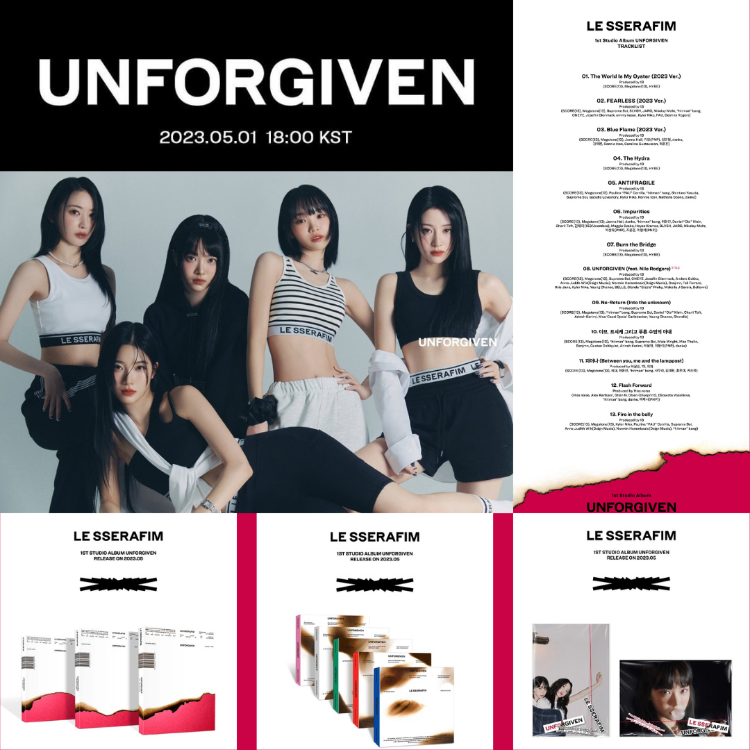 LE SSERAFIM-1st Studio Album ’UNFORGIVEN’ 正規一輯