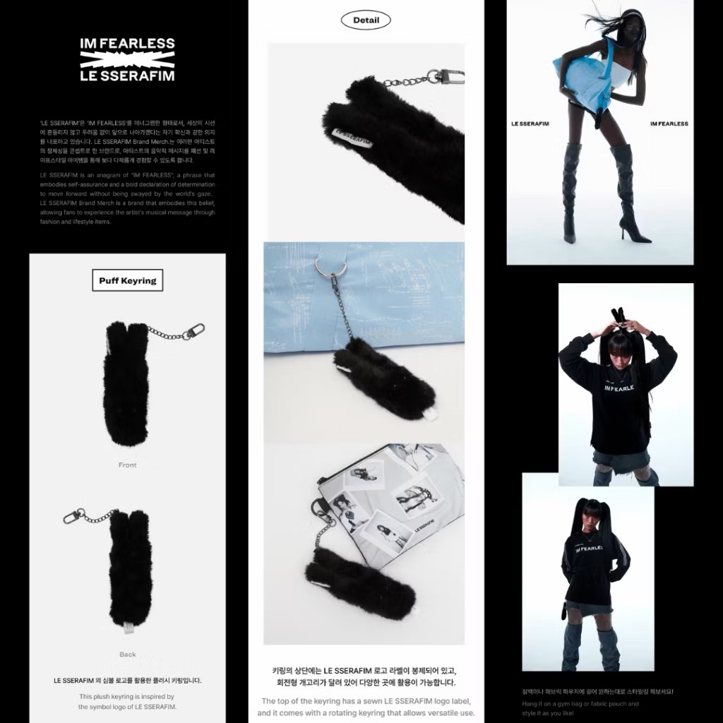 LE SSERAFIM MERCH EASY 鑰匙圈 拍立得卡包