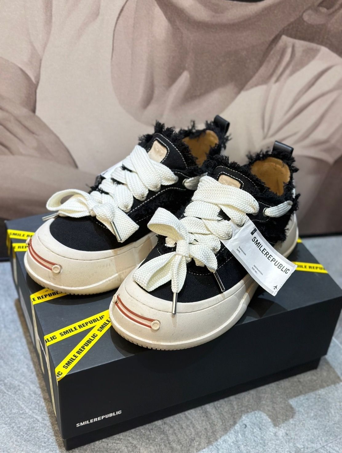 SMILEREPUBLIC 米白 💗帆布 預購